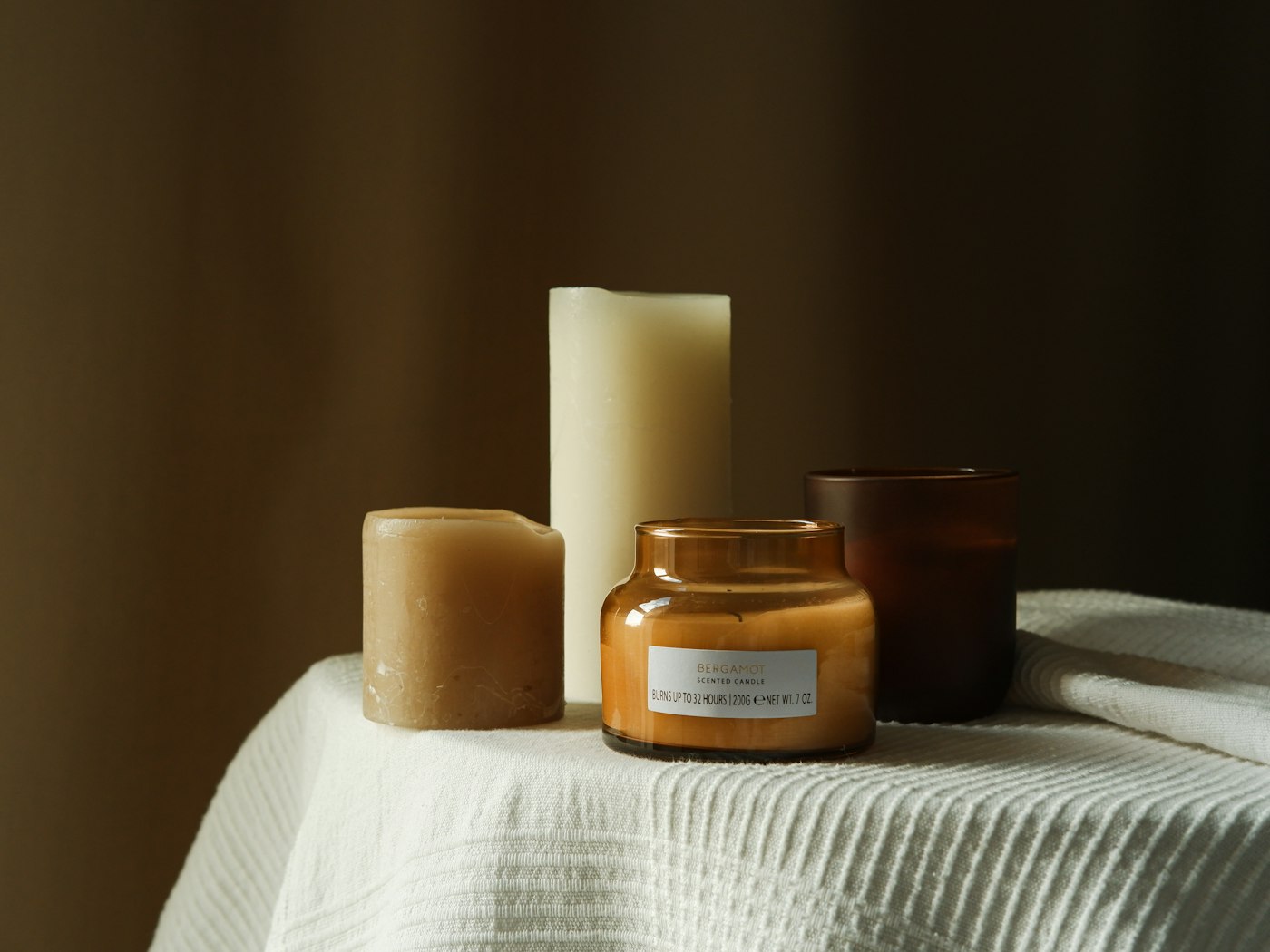 Gilbert Healing Massage reviews – softly glowing candles on a linen-covered table