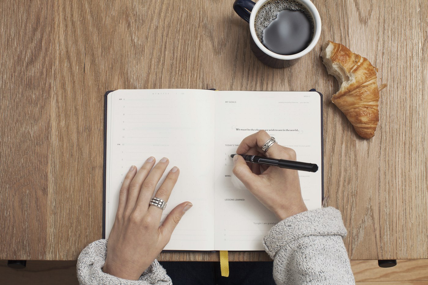 Massage tips from Gilbert, AZ – writing notes in a journal before a first visit